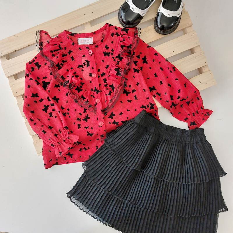 دامن دخترانه پلیسه