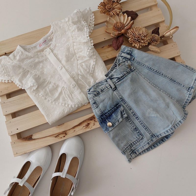 دامن دخترانه جین