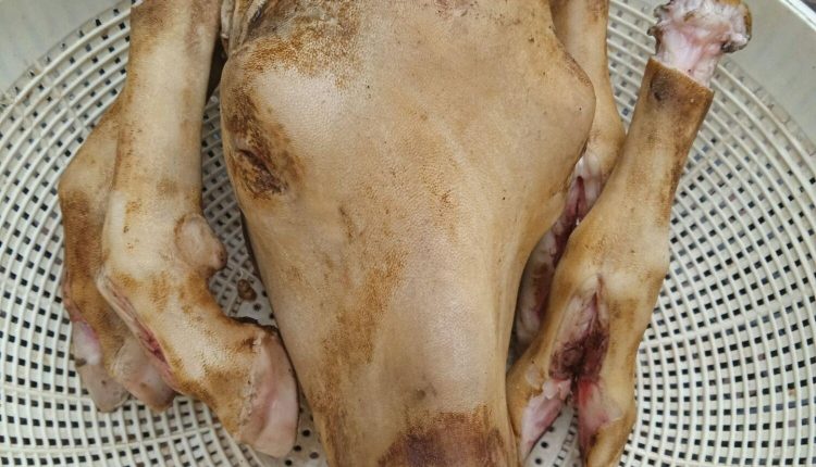 پاك كردن كله پاچه