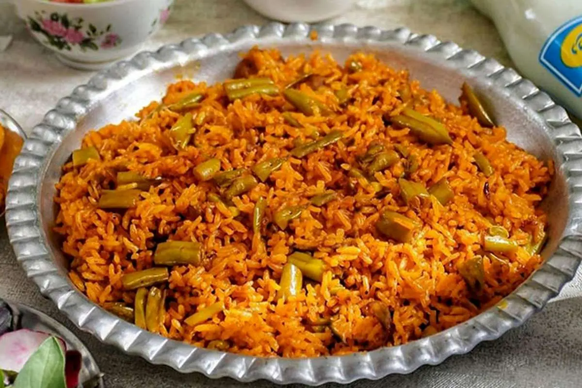 ناهار ظهر جمعه لوبیا پلو